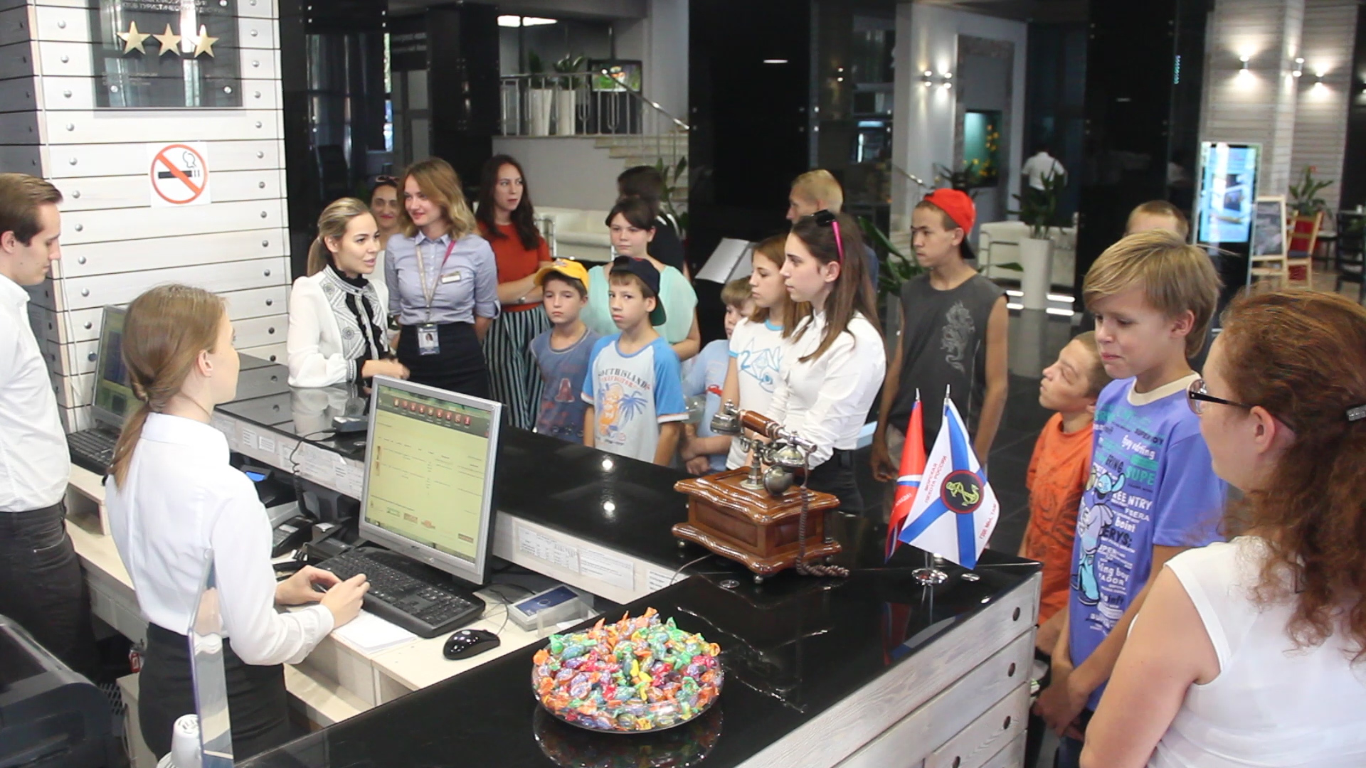 В «Маринс Парк Отель Ростов» прошла экскурсия по профориентации для детей